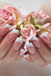 pink and white